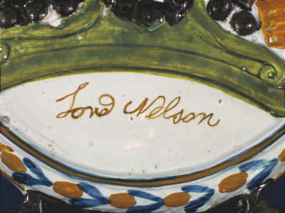 Accessories<br>Archives<br>SOLD   Prattware Plaque of Lord Nelson