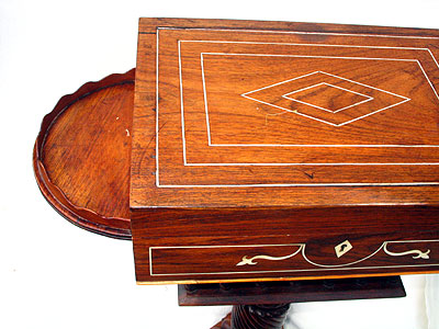 Furniture<br>Furniture Archives<br>SOLD  An Exquisite Anglo-Indian Ladies Work Table