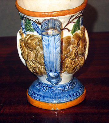 SOLD   Prattware Satyr Mug, Dated!