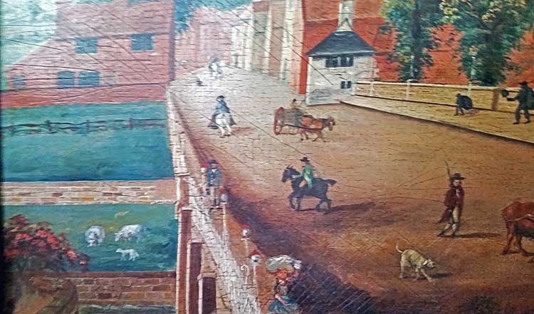 An English Village Scene