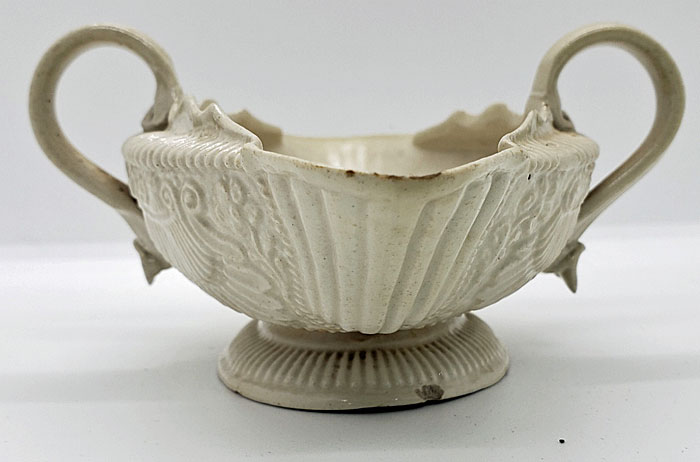 Ceramics<br>18th Century<br>Double Saltglaze Sauceboat