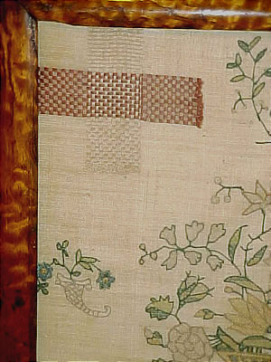 SOLD   English Darning Sampler