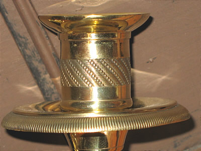 Elegant pair of Brass Sconces