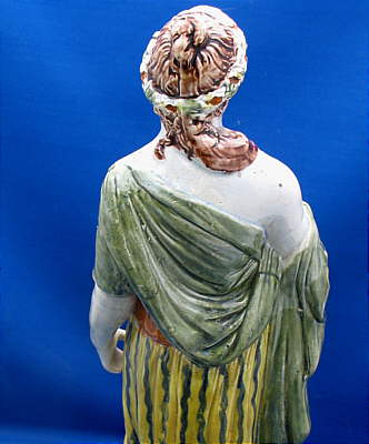 SOLD   Magnificent Pratt Figure of the Goddess Diana