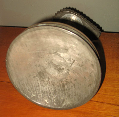 Metalware<br>Archives<br>SOLD  Tin Betty Lamp Stand