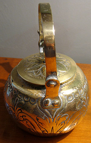 Metalware<br>Archives<br>SOLD  Little Brass Kettle