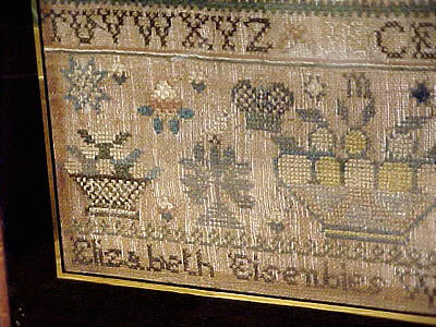 Accessories<br>Accessories Archives<br>SOLD   Sampler from Reading Pennsylvania