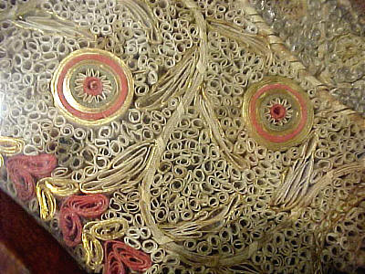 SOLD  Paper Filigree Pole Screen