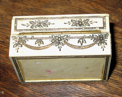 SOLD   LOVELY FRENCH IVORY AND MOTHER-OF-PEARL BOX