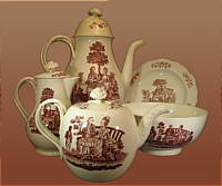 SOLD   18th Century Wedgwood Coffee and Tea Set