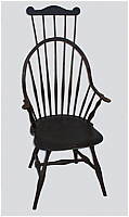 SOLD  A Continuous Arm Windsor Comb-back Chair