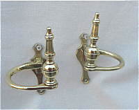 Pair of Steeple Top Jamb Hooks