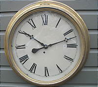 SOLD   A Victorian Connecticut Gallery Clock