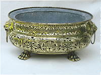 A Pierced Dutch Brass Wine Cooler