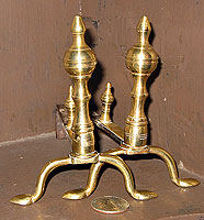 Pair of Miniature Andirons