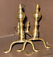 Pair of Miniature Andirons