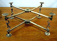 Georgian Brass Dish Cross