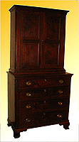 SOLD A Gentleman's Chest and Bookcase