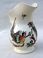 SOLD  A Beautifully Decorated Creamware Creamer