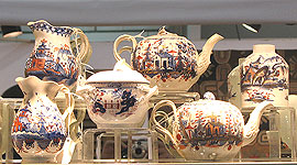 SOLD  A collection of Imari colored pearlware