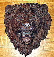 SOLD   A Carved Victorian Lion