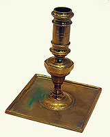 A Square Based Spanish Candlestick