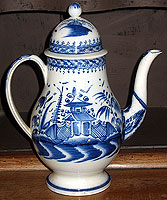 Pearlware Coffeepot