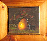 SOLD  An oil of a pear