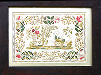 A Silk Needlework on Paper