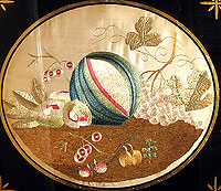 SOLD A Silk Needlework Still Life