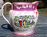 SOLD Sunderland Jug Crimea and Sailor's Farewell