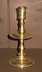 SOLD  Brass Heemskerk or Middrip Candlestick