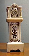 Bone (or the other stuff) Doll House Tall Clock