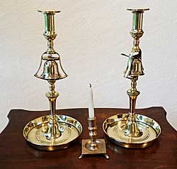 Pair of Tavern Candlesticks