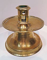 Brass Capstan Candlestick