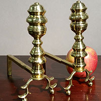 Pair of Miniature Andirons