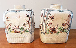 Pair of William Greatbatch Tea Canisters