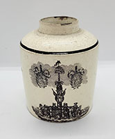 Creamware Tea Canister