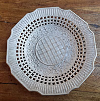 Saltglaze Pierced Dish