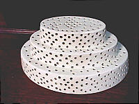 SOLD  Creamware Pierced Cheese Mold