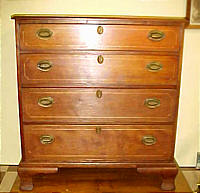 SOLD  Connecticut cherry chest of drawers