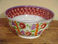 SOLD   Exuberant Lustre Punch Bowl