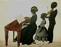 SOLD   Silhouette of Musical Children