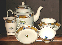 SOLD   Pearlware tea set