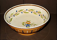 SOLD   Interesting Pearlware Bowl