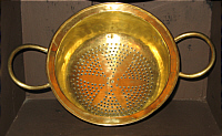 Brass colander