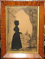 SOLD   Silhouette of Young Lady by Edouart