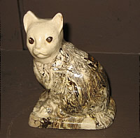 SOLD   Agate Salt-Glaze Cat