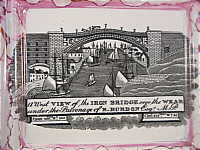 SOLD   Sunderland Plaque with a view of the Iron Bridge