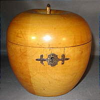 SOLD   Apple Tea Caddy